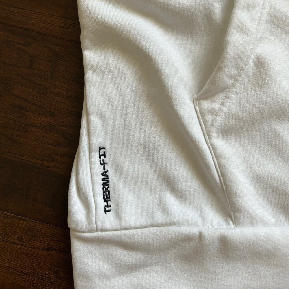 Nike mens thermafit white hoodie sweatshirt size large L - Picture 4 of 6